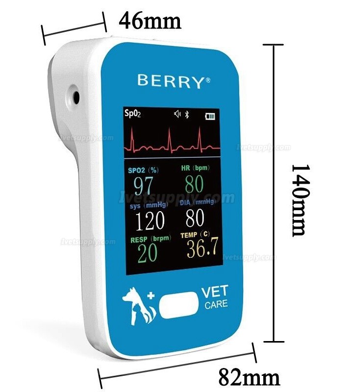 BERRY AM6200 Veterinary Monitors 6-Parameter Pet / Animal Monitor